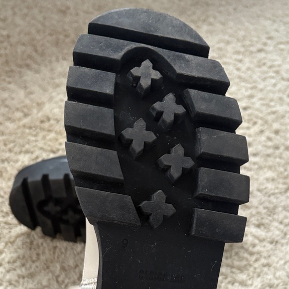 Combat boot Design Lab Lord & Taylor Two-Tone Lace-Up Boots - Picture 5 of 8